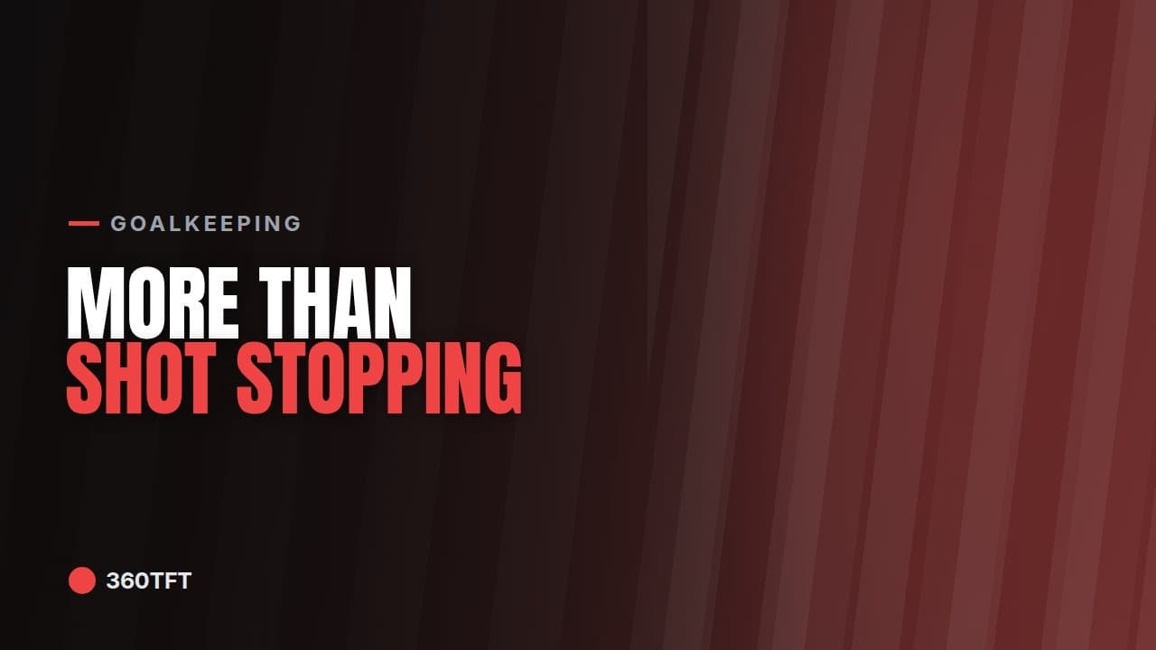 Goalkeeper Training Is More Than Saving Shots #football #performancedevelopment