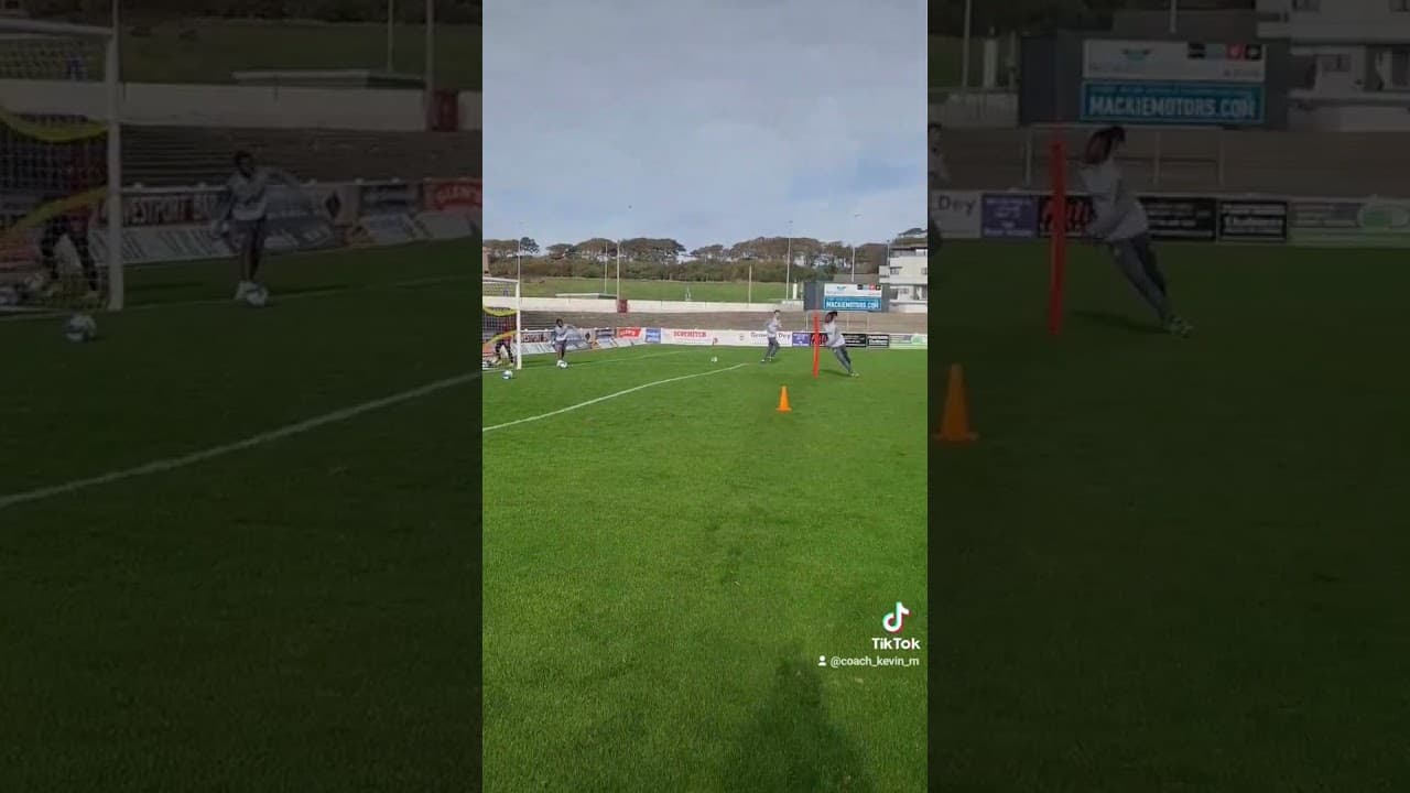 Great Football Finishing Drill ⚽🥅